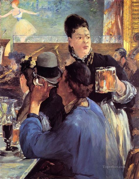 Corner Of A Cafeconcert Realism Impressionism Edouard Manet Painting In