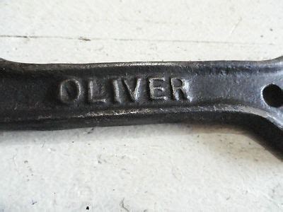 Antique Oliver Rp Tractor Chilled Plow Wrench Implement Tool