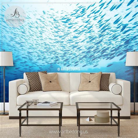 Under the Sea Wall Mural, Under the Sea Self Adhesive Peel & Stick Pho ...