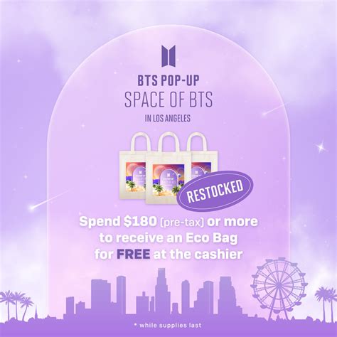 Thepopupcloud On Twitter BTS POP UP SPACE OF BTS In LOS ANGELES