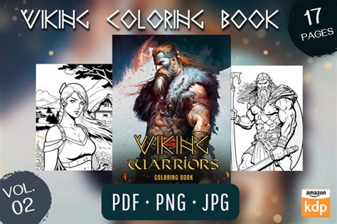 Viking Coloring Pages Vol Graphic By Sahad Stavros Studio