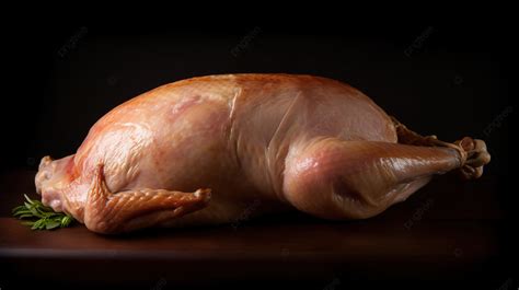 Boiled Turkey On Top Of A Dark Background Picture Of A Turkey Leg