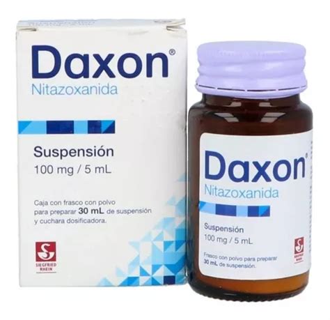 Daxon 30 Mg 1 Frasco Suspensión 30 Ml Nitazoxanida Meses Sin Intereses