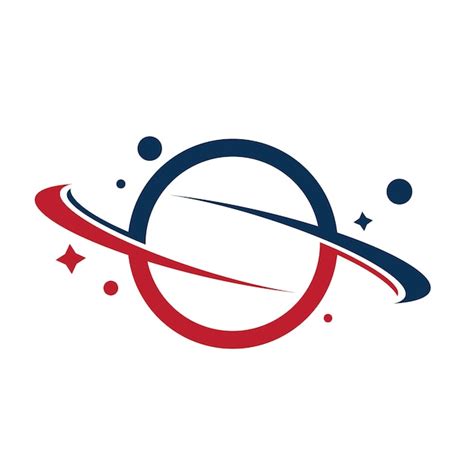 Diseño De Ilustración Vectorial Del Logotipo De Saturno Del Planeta