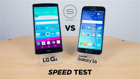 Lg G Vs Samsung Galaxy S Speed Test Supersaf Tv Youtube