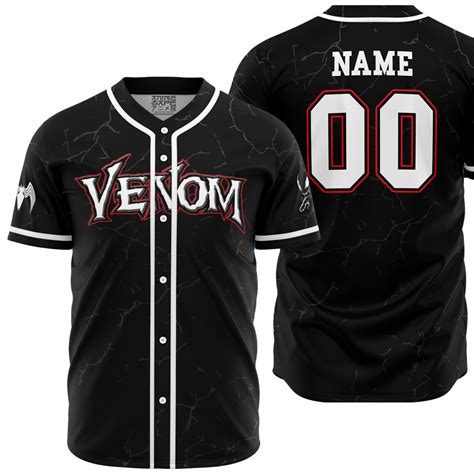 Personalized Venom Marvel Baseball Jersey Anime Ape