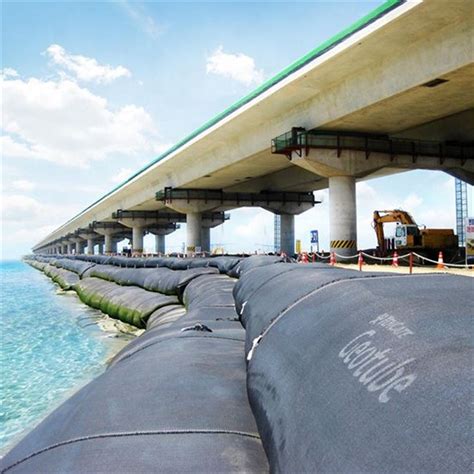 Tear Resistant Geotube Geotextile Fabric Dewatering Geotextile Tube