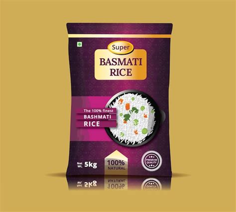 Premium Vector Premium Rice Package Mockup Illustration