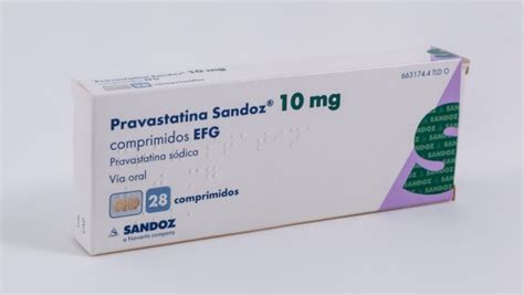 Pravastatina Sandoz 10 Mg Comprimidos Efg 28 Comprimidos Precio 407€