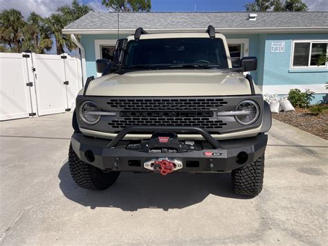 New Bumper And Winch Installed Custom Modified Warn Elite Bumper