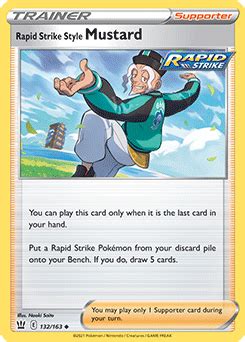 Rapid Strike Style Mustard Battle Styles TCG Card Database