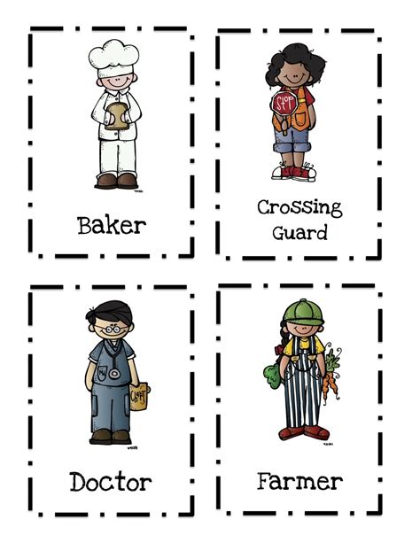 Printable Community Helpers Worksheets