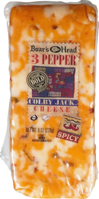 Boars Head 3 Pepper Colby Jack Cheese Boars Head42421150711 Customers Reviews Listexonline