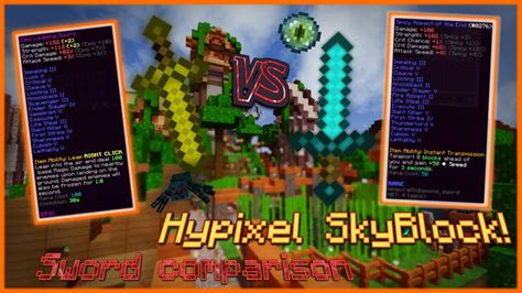 Hypixel Skyblock Leaping Sword Vs Aspect Of The End What S The