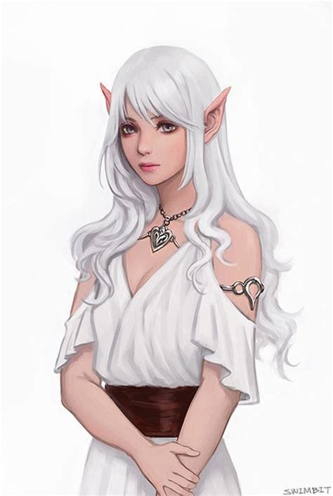 Thank You For Watching Female Elf Elf Art Anime Elf