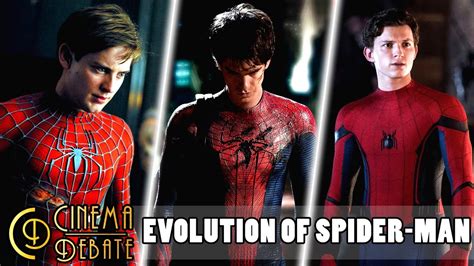 Evolution Of Spider Man In Movies Tv Youtube