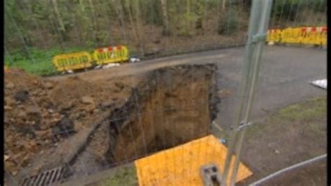 BBC One Look North Yorkshire Watch Sinkhole In Millhouses Sheffield