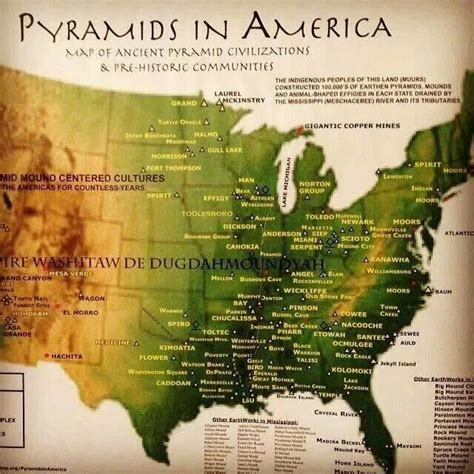 Pyramids In Usa Map – Map Vector