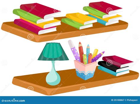 Книги на полке иллюстрация вектора. иллюстрации насчитывающей чертеж ...