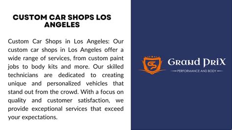 Ppt Custom Auto Body Shop In Los Angeles Powerpoint Presentation Free Download Id 12028315