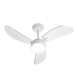 Ventilador De Teto Led K New Cristal V Venti Delta Branco