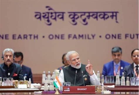 G20 Summit जी20 शिखर सम्मेलन में Pm मोदी के आगे लगी तख्ती पर इंडिया