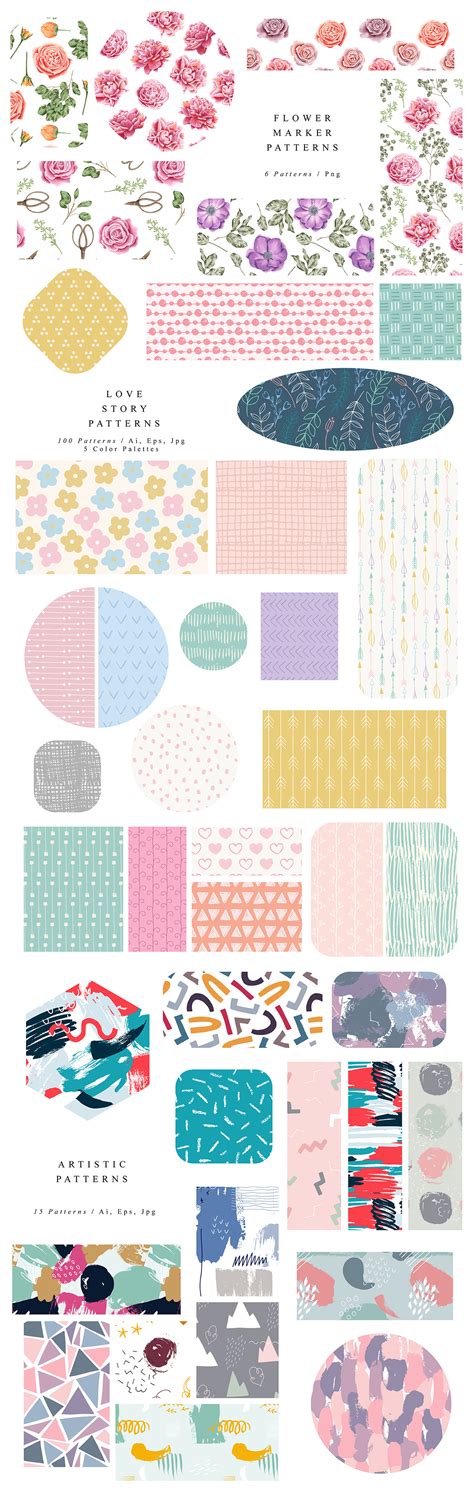 All My Patterns Bundle On Behance