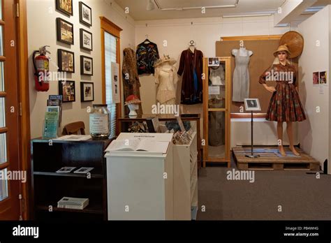 History exhibits in the Bowen Island Museum and Archives on Bowen Island near Vancouver, British ...