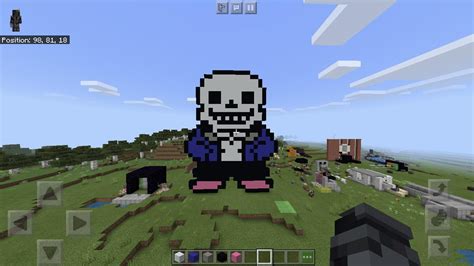 I built sans : r/Minecraft