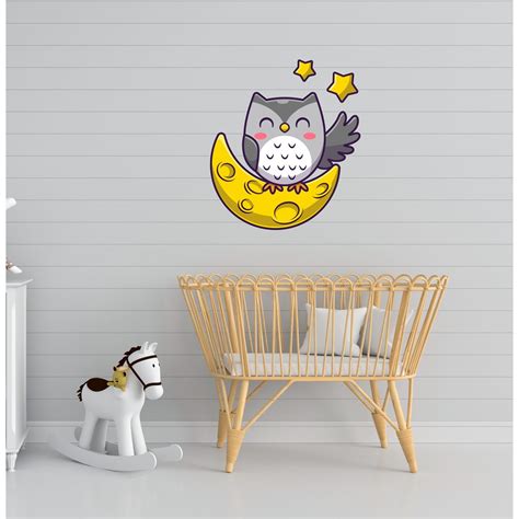 Hepbizden Dekoratif Baykuş Çocuk Odası Sticker Etiket Fiyatı