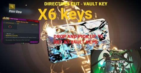 Bl3 Vault Card Keys