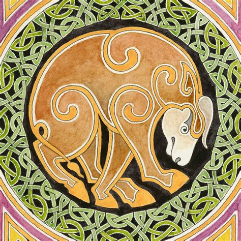 Taurus Zodiac Sign Celtic Art Astrological Symbol Etsy