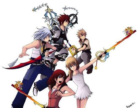 Roxas And Namine Sora And Kairi