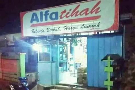 Punya Nama Unik Toko Kelontong Bernama Alfatihah Ini Curi Perhatian