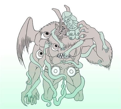 Rule 34 Biting Breast Eldritch Fear And Hunger Gods Gro Goroth Fear