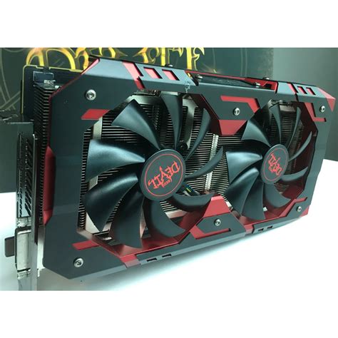 Rx 580 8gb Red Devil Vga Rx 580 Power Color 8gb 2 Fan Red Devil Renew