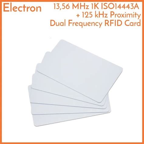 Jual RFID Dual Frequency 125 KHz 13 56 MHz NFC Card Tag Proximity Kartu