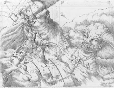 Thor Vs Frost Giant Commission By Cric On Deviantart