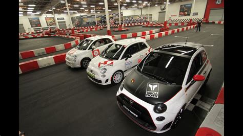 Fiat vs Kart at K1 Speed - YouTube