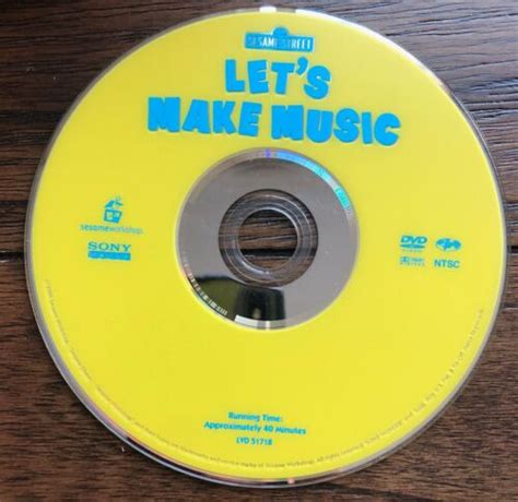 Sesame Street Let S Make Music Dvd Ebay