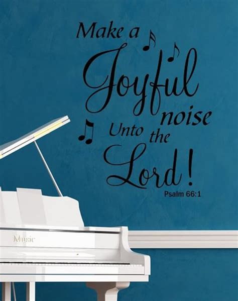 Make A Joyful Noise Bible Verse Wall STENCIL For Walls Signs Etsy