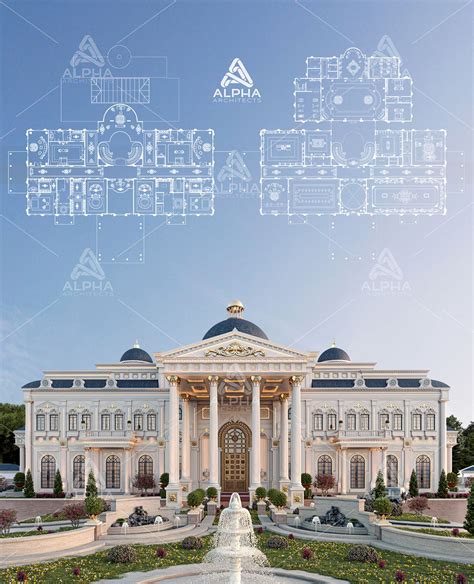 Luxury Mansion Design On Behance Architectural House Plans Classic