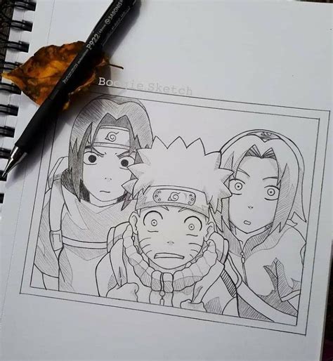 Naruto Drawings Easy Naruto Sketch Drawing Anime Drawing Styles