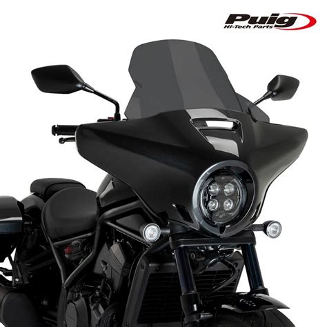 Puig 21545F HIGH ROAD TOURING SCREEN DARK SMOKE HONDA CMX 1100T Rebel