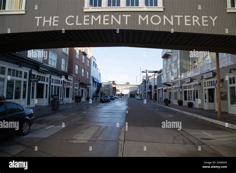 Monterey City In Monterey County On The Southern Edge Of Monterey Bay
