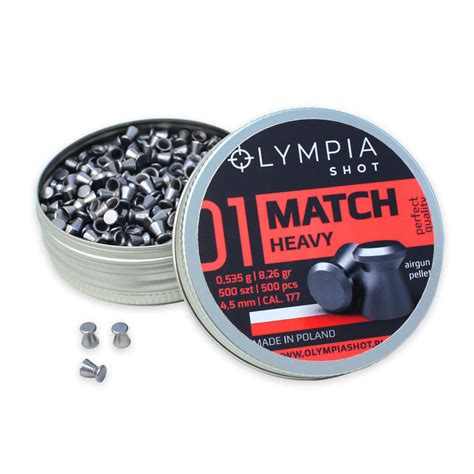 Snapklik Olympia Shot Match Heavy Air Gun Pellets 177 Caliber