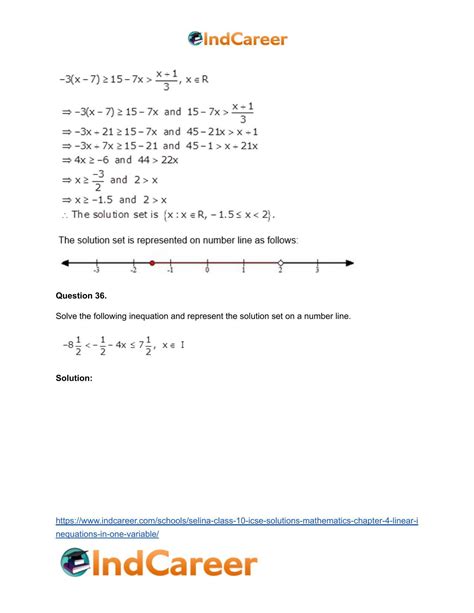 Selina Class 10 ICSE Solutions Mathematics Chapter 4 Linear