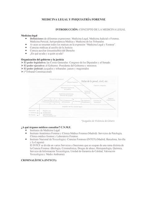 Medicina Legal Y Psiquiatr A Forense Medicina Legal Y Psiquiatr A