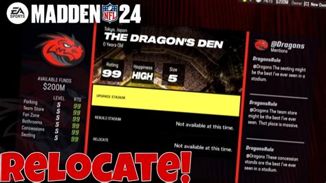 How To Createrelocate A Team In Madden 24 Next Gen Youtube