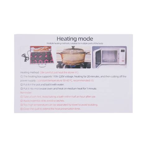 Pcs Hot Spa Rock Basalt Stone Stones Massage Warmer Kit